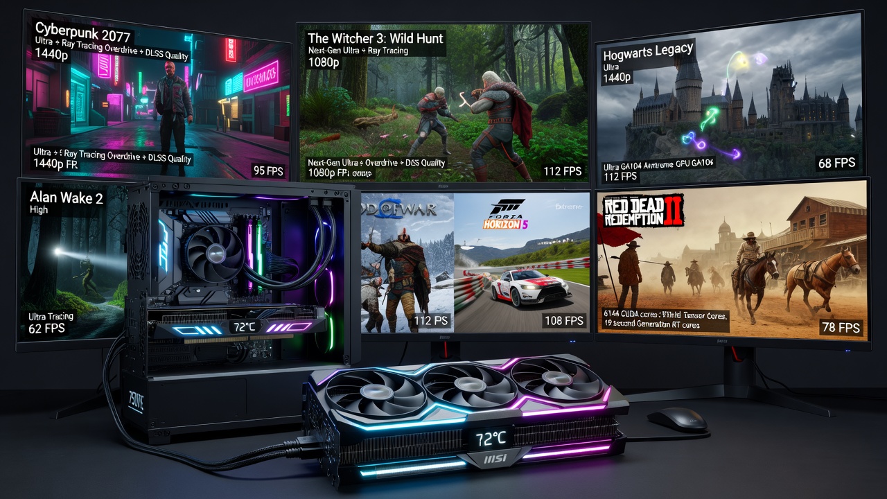 RTX 3070 Ti для игр: реальные FPS в Full HD, 2K и 4K