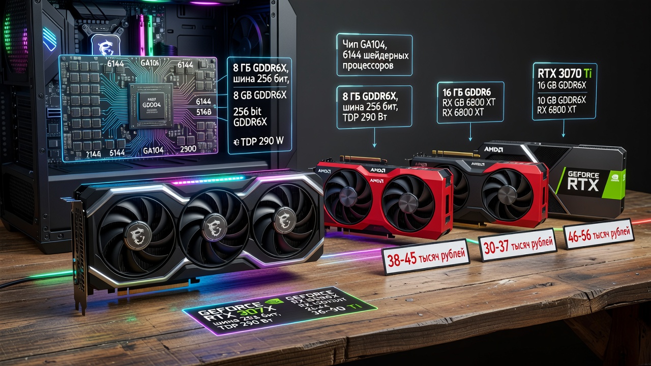 RTX 3070 Ti или ближайшие конкуренты: что взять за эти деньги