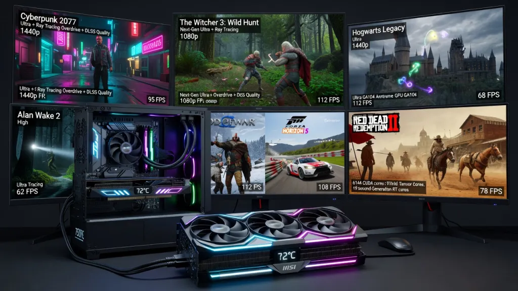 RTX 3070 Ti для игр: реальные FPS в Full HD, 2K и 4K