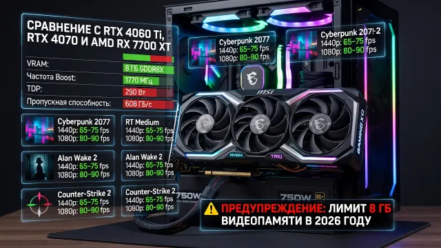 RTX 3070 Ti в 2026 году: актуальна ли карта для современных игр